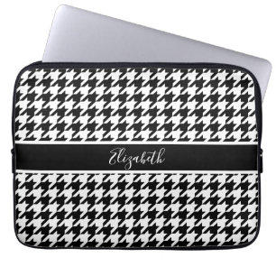 Classic Houndstooth Neoprene Laptop Fodral