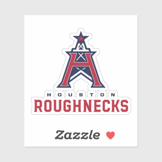 Classic Houston Roughnecks Merch Klistermärken (Ark)