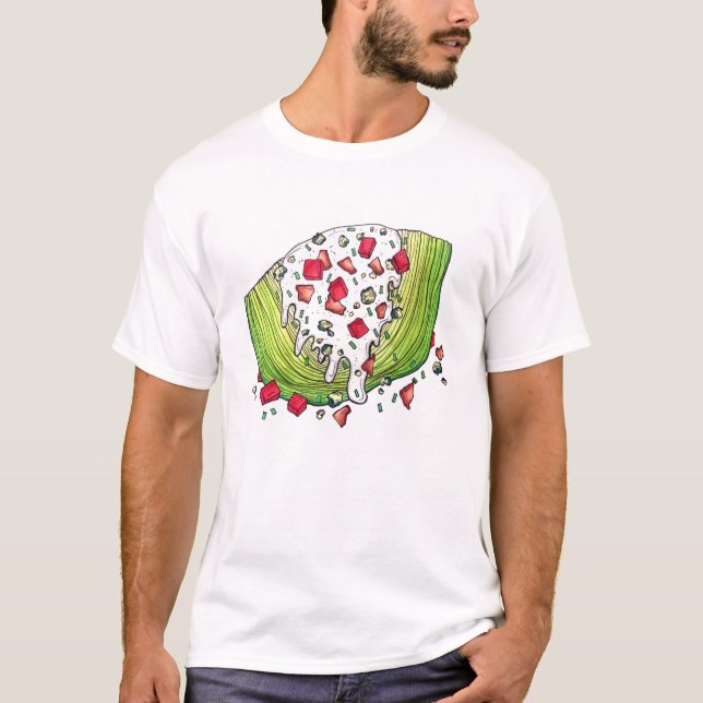 Classic Iceberg Lettuce Wedge Salad Food Foodie T Shirt (Framsida)