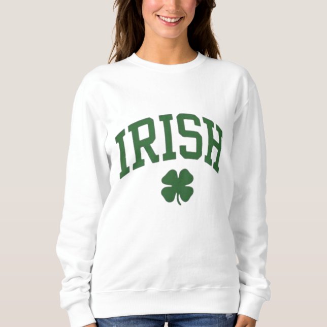 Classic Irish Pride Shamrock - St. Patrick's Day T Shirt (Framsida)