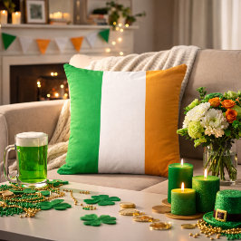 Classic Irish Tricolor Inspired  Kudde