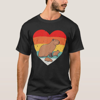 Classic Ironic Rodent Capybara Witty Animal Lifet T Shirt