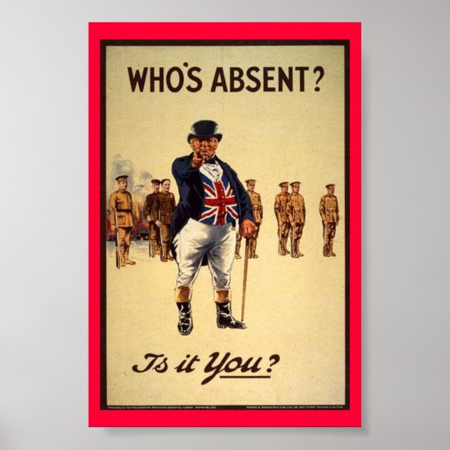 Classic John Bull Recruiting Poster (Framsidan)