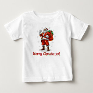 Classic Jultomten som tar med sig Julklapp T Shirt