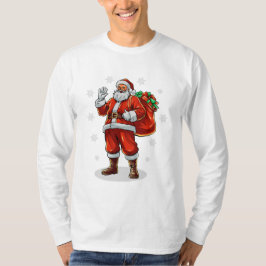 Classic Jultomten som tar med sig Julklapp T Shirt