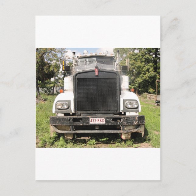 Classic Kenworth Lastbil Vykort (Framsida)