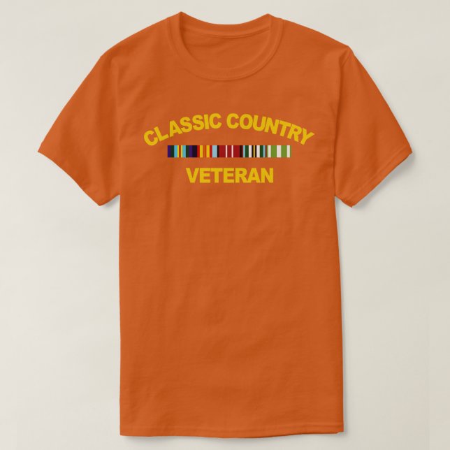 Classic Land Veteran T Shirt (Design framsida)