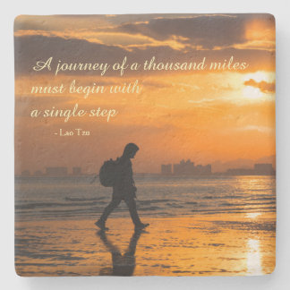 Classic Lao Tzu Journey Quote Stenunderlägg