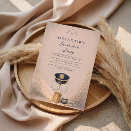 Classic Law Enforcement Graduation Ceremony Inbjudningar