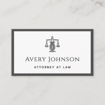 Classic Law Lawyer skalar Logotyp Grått & White Bo