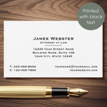 Classic Legal & Professionell Attorney Black