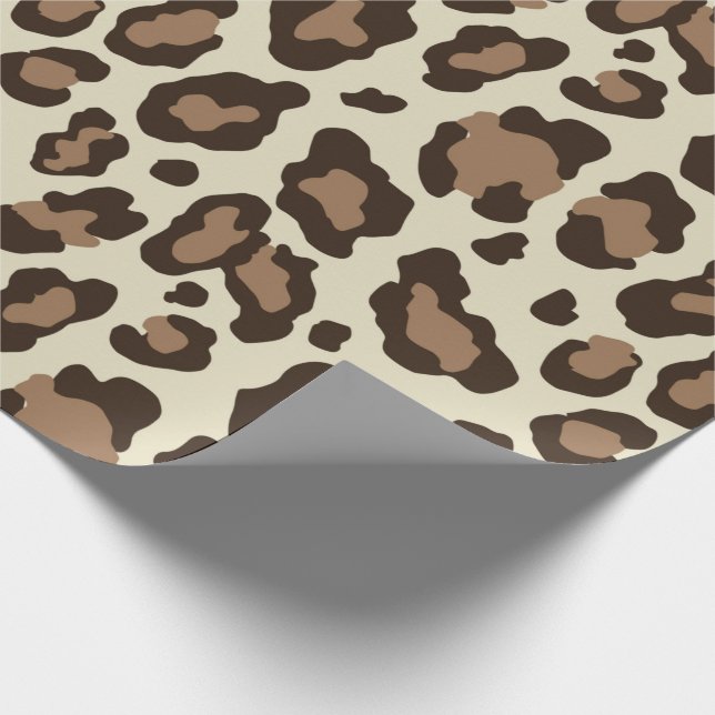 Classic Leopard Presentpapper (Hörn)