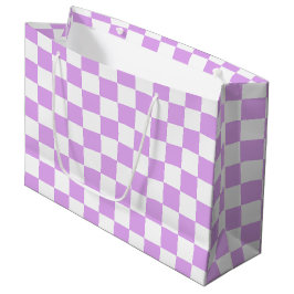 Classic light lavender checkerboard 