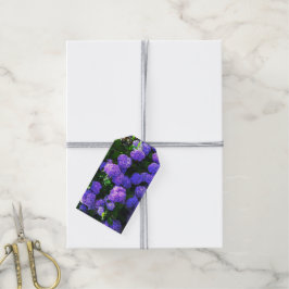 Classic Lila Realistic Hydrangea Gift Märkre Presentetikett