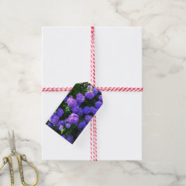 Classic Lila Realistic Hydrangea Gift Märkre Presentetikett