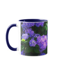 Classic Lila Realistic Hydrangea Mugg