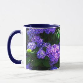Classic Lila Realistic Hydrangea Mugg