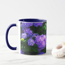 Classic Lila Realistic Hydrangea Mugg