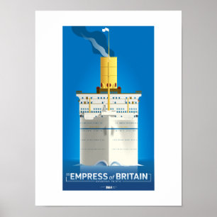CLASSIC LINER SERIES - Sejpress of Britain Poster