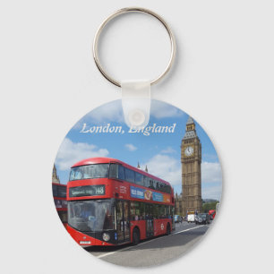 Classic London England Nyckelring