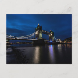 Classic London Tower Bridge Scenic View Postcard Vykort