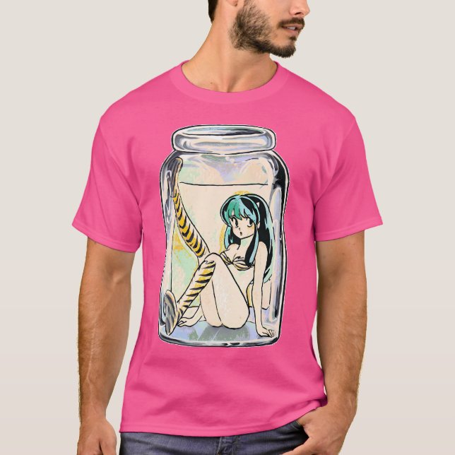 Classic Lum Invader Flaska T Shirt (Framsida)