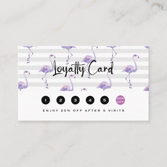 Classic Luxury Ro White Lojalitetskort (Framsida)