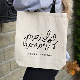 Classic Maid of honor Tote Bag Tygkasse