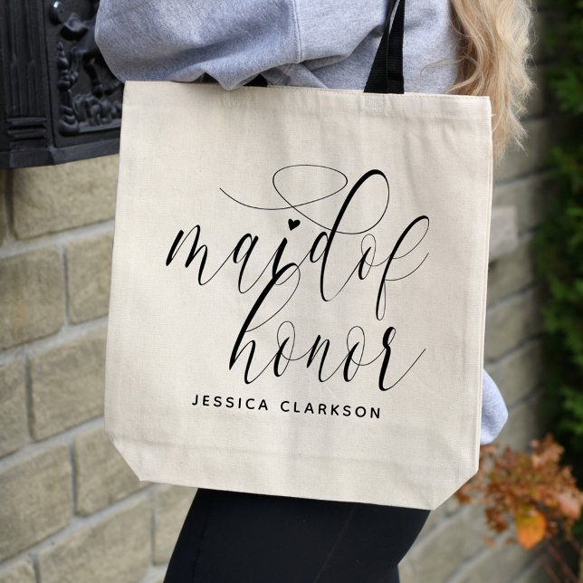 Classic Maid of honor Tote Bag Tygkasse (Skapare uppladdad)