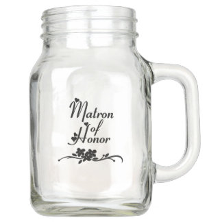 Classic Matron of Honor Glass