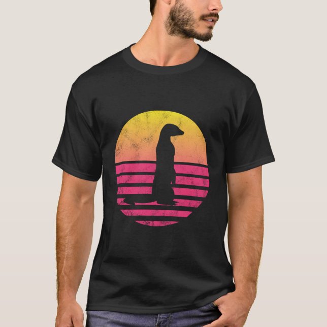 Classic Meerkat Gift T Shirt (Framsida)