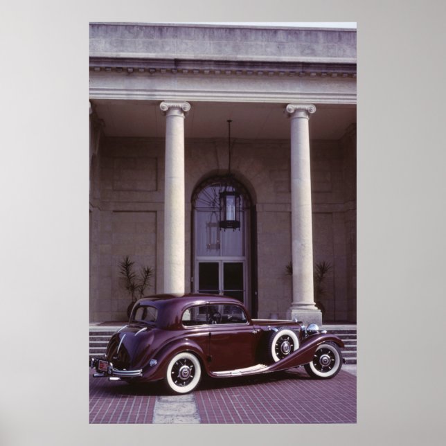 Classic Mercedes Benz 540K Coupe Poster (Framsidan)