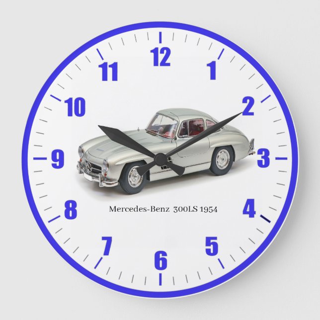 Classic Mercedes-Benz Acrylic Wall Clock Stor Klocka (Framsida)
