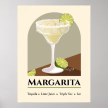 Classic Mexican Margarita with Salt Rim Recipe Art