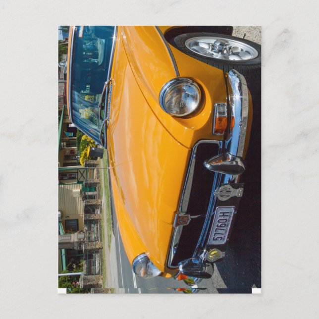 Classic MGB GT Roadster Postcard Vykort (Framsida)