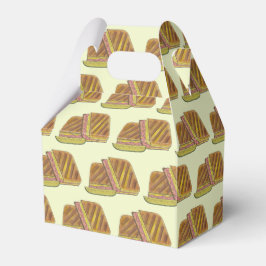 Classic Miami Cuban Sandwich Ham Gris Swiss Cheese Presentaskar