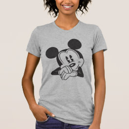 Classic Mickey Mouse | Cute Porträtt T Shirt