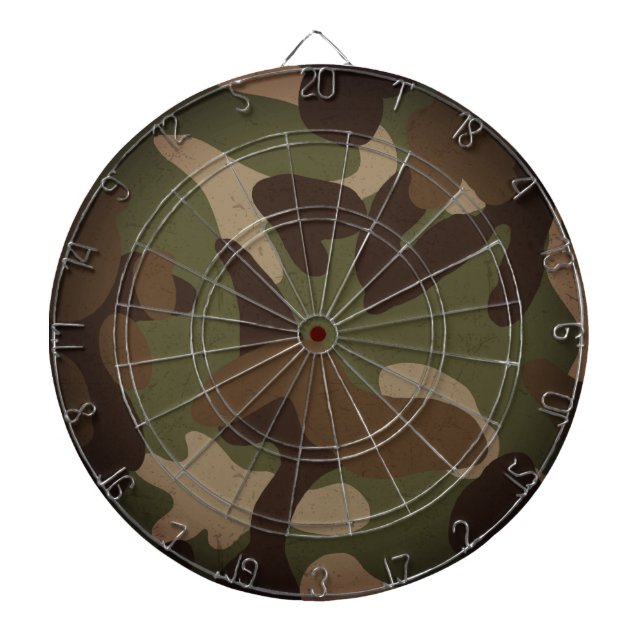 Classic Military Camo Pattern Darttavla (Framsidan)