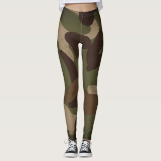 Classic Military Camo Pattern Leggings