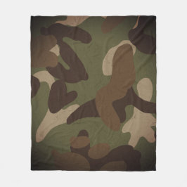 Classic Military Camouflage Pattern Fleecefilt