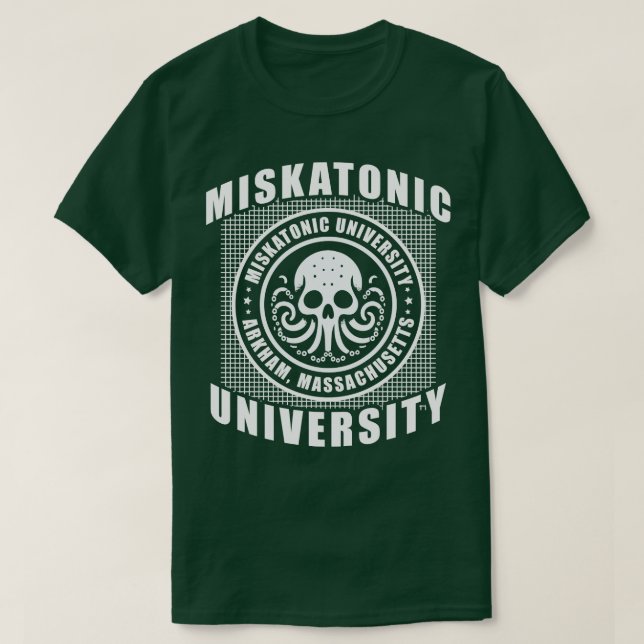 Classic Miskatonic Universiteten T Shirt (Design framsida)