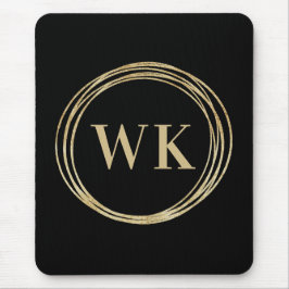 Classic Monogram Logotyp Black Guld Business Musmatta