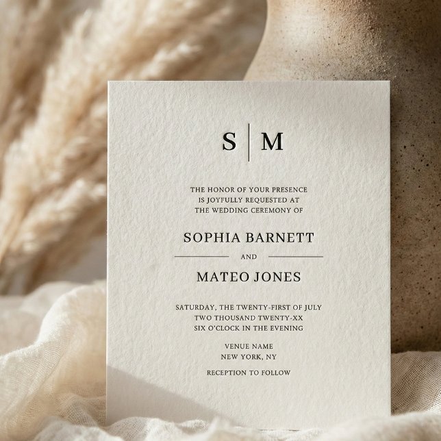 Classic Monogram White QR Code 4 Photo Wedding (Skapare uppladdad)