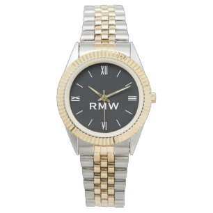 Classic Monogrammed Manar bevakning Armbandsur