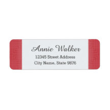 Classic Mönster - Crimson Red-Anpassningsbar