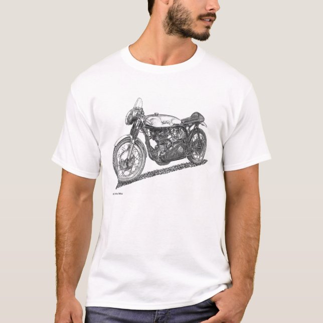 Classic Motorcle T-Shirt by P. Jamiol (Framsida)