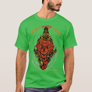 Classic Muay Thai Elephant Tattoo T Shirt
