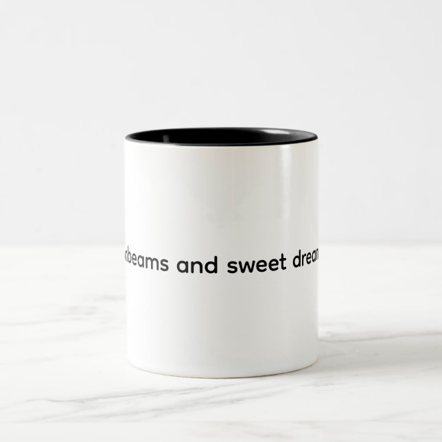 Classic Mug, 11 oz - Sunbeams and sweet dreams. Två-Tonad Mugg (Center)