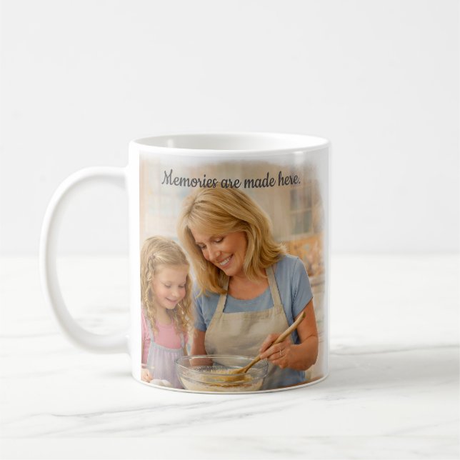 Classic Mug, Grandma Love/ Memories Are Made Here Kaffemugg (Vänster)