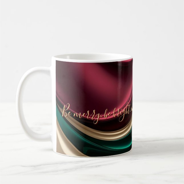 Classic mug in stylish abstract graphic kaffemugg (Vänster)